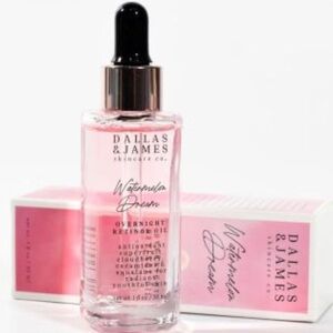 Dallas & James Watermelon Dream Overnight Retinol Oil  Serum BNIB